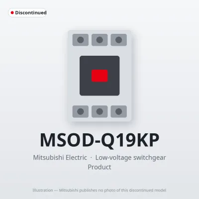 MSOD-Q19KP Mitsubishi Low-voltage switchgear DC Interface Contactor