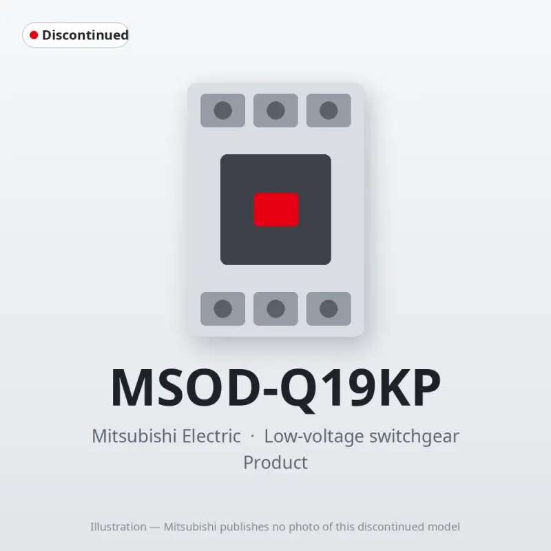 MSOD-Q19KP Mitsubishi Low-voltage switchgear DC Interface Contactor
