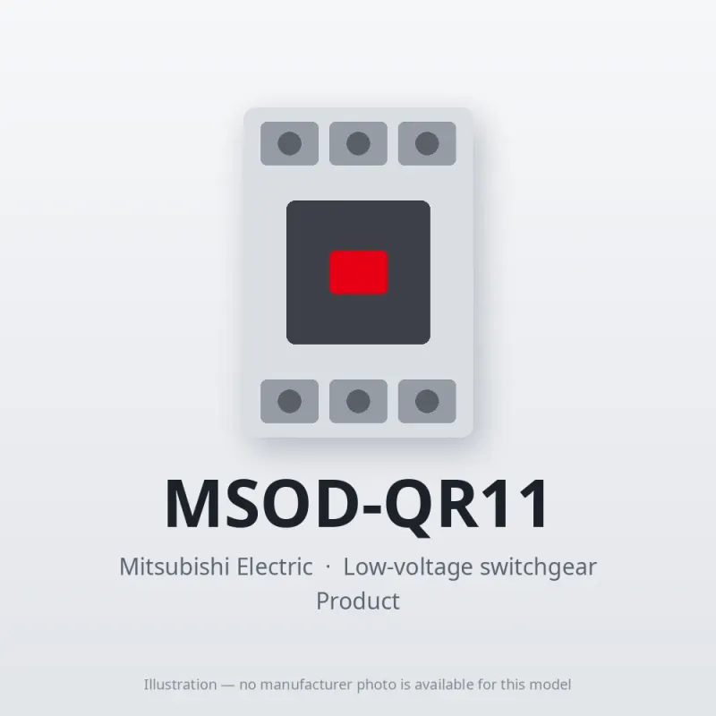 MSOD-QR11 Mitsubishi Low-voltage switchgear DC Interface Contactor