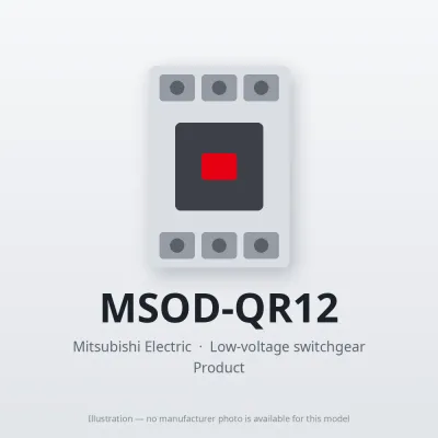 MSOD-QR12 Mitsubishi Low-voltage switchgear DC Interface Contactor