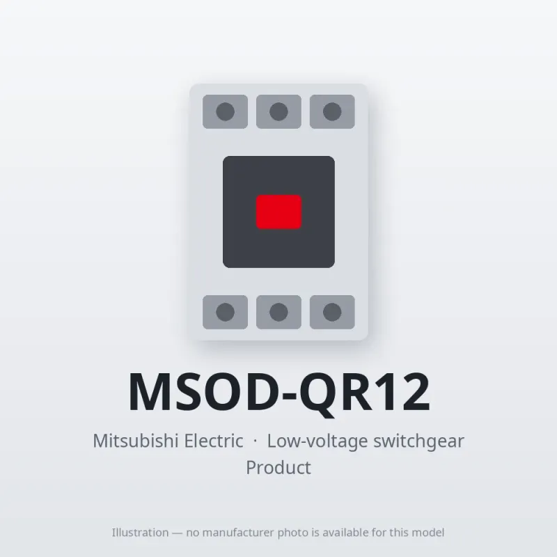MSOD-QR12 Mitsubishi Low-voltage switchgear DC Interface Contactor