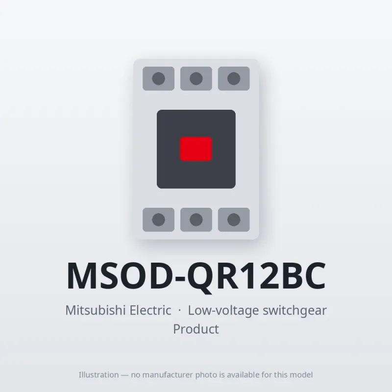 MSOD-QR12BC Mitsubishi Low-voltage switchgear DC Interface Contactor