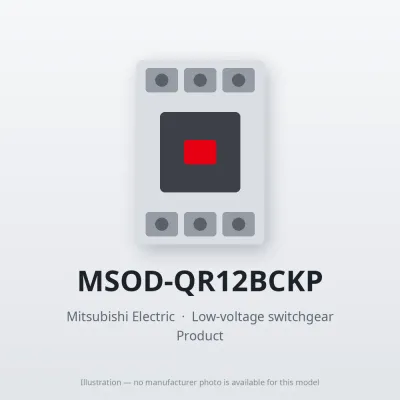 MSOD-QR12BCKP Mitsubishi Low-voltage switchgear DC Interface Contactor