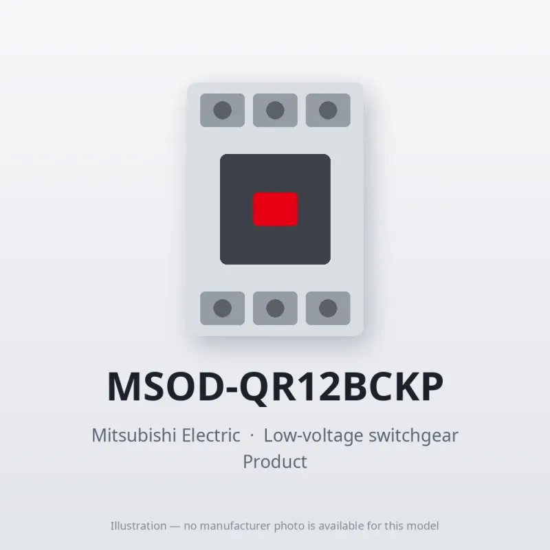 MSOD-QR12BCKP Mitsubishi Low-voltage switchgear DC Interface Contactor