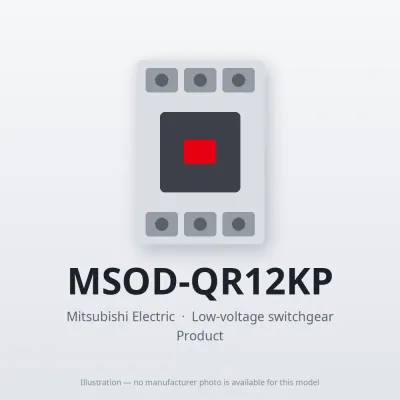 MSOD-QR12KP Mitsubishi Low-voltage switchgear DC Interface Contactor