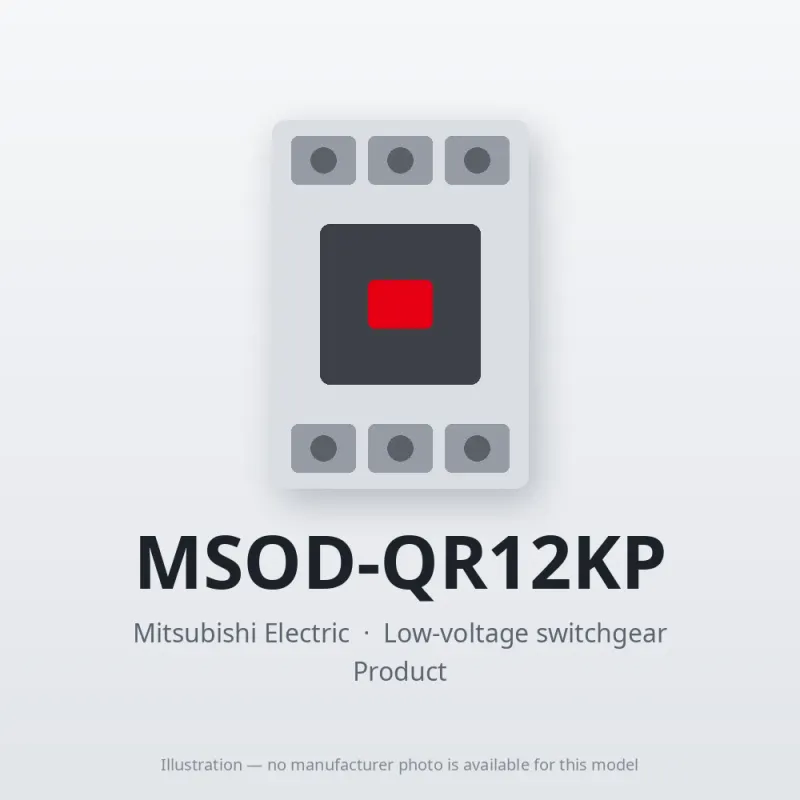 MSOD-QR12KP Mitsubishi Low-voltage switchgear DC Interface Contactor