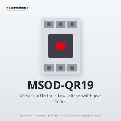 MSOD-QR19 Mitsubishi Low-voltage switchgear DC Interface Contactor