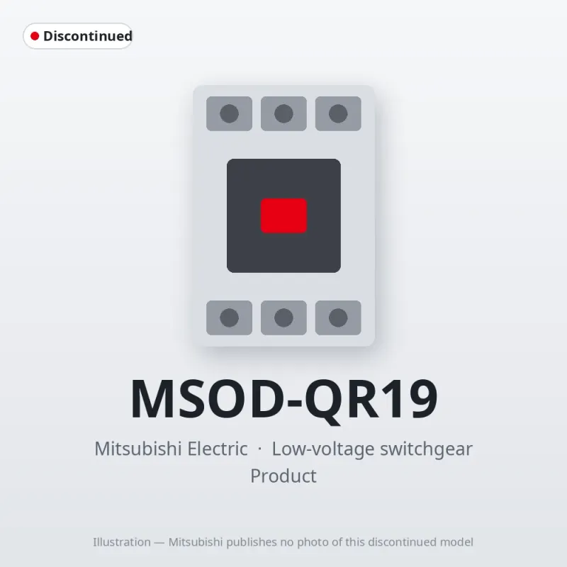 MSOD-QR19 Mitsubishi Low-voltage switchgear DC Interface Contactor