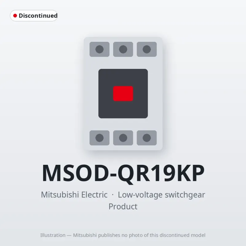 MSOD-QR19KP Mitsubishi Low-voltage switchgear DC Interface Contactor