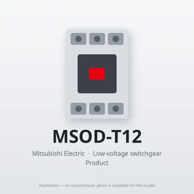 MSOD-T12 Mitsubishi Low-voltage switchgear Magnetic Starter