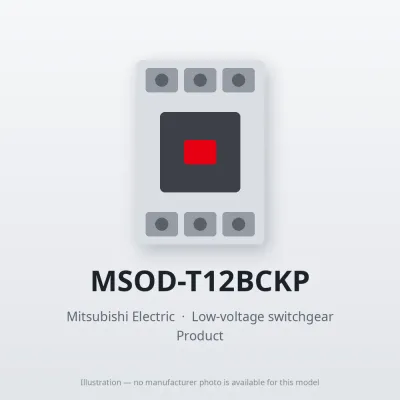 MSOD-T12BCKP Mitsubishi Low-voltage switchgear Magnetic Starter