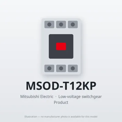 MSOD-T12KP Mitsubishi Low-voltage switchgear Magnetic Starter