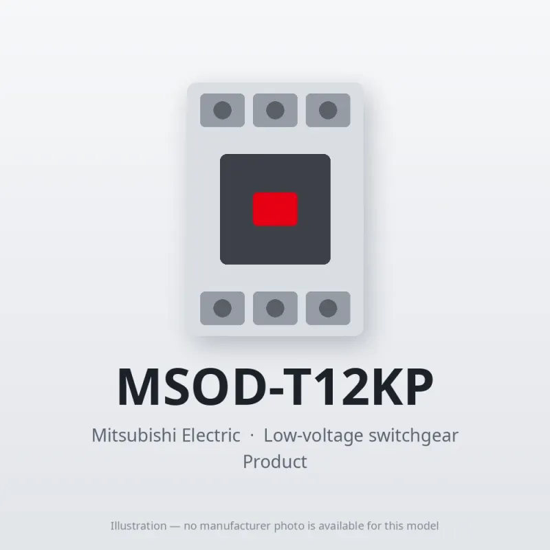 MSOD-T12KP Mitsubishi Low-voltage switchgear Magnetic Starter