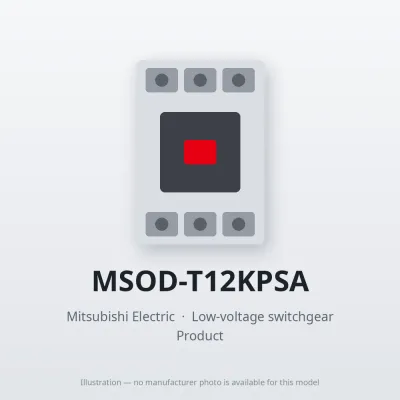 MSOD-T12KPSA Mitsubishi Low-voltage switchgear Magnetic Starter