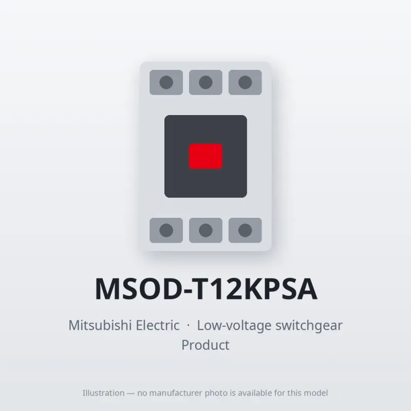 MSOD-T12KPSA Mitsubishi Low-voltage switchgear Magnetic Starter