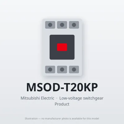 MSOD-T20KP Mitsubishi Low-voltage switchgear Magnetic Starter