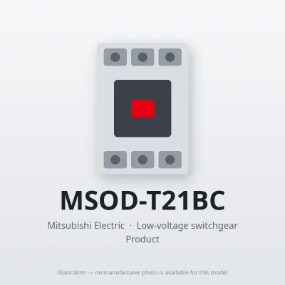 MSOD-T21BC Mitsubishi Low-voltage switchgear Magnetic Starter