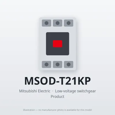 MSOD-T21KP Mitsubishi Low-voltage switchgear Magnetic Starter