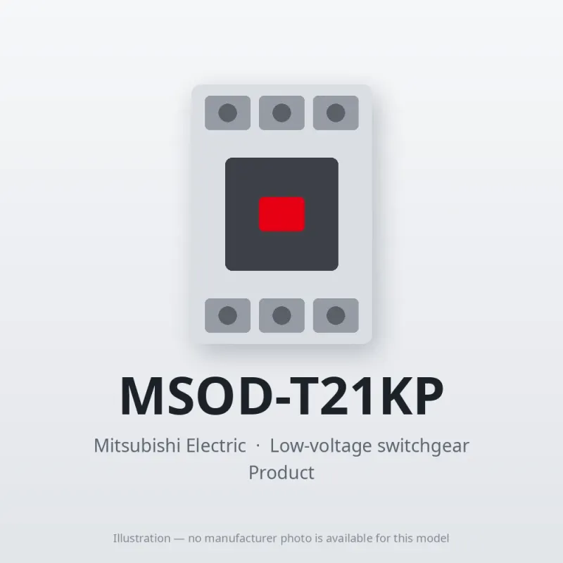 MSOD-T21KP Mitsubishi Low-voltage switchgear Magnetic Starter