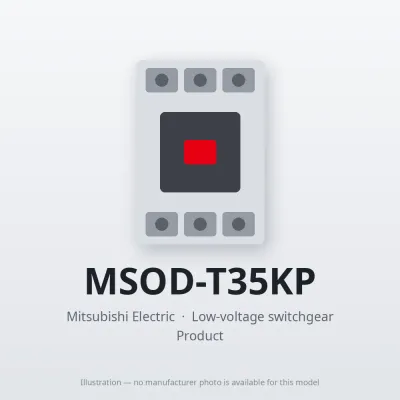 MSOD-T35KP Mitsubishi Low-voltage switchgear Magnetic Starter