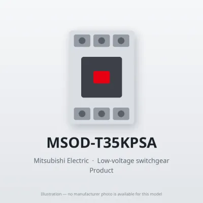 MSOD-T35KPSA Mitsubishi Low-voltage switchgear Magnetic Starter