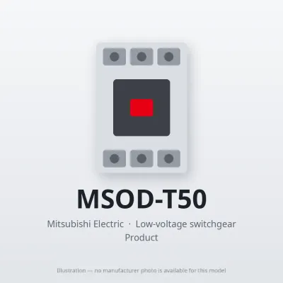 MSOD-T50 Mitsubishi Low-voltage switchgear Magnetic Starter