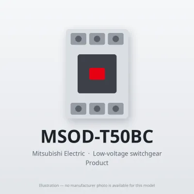 MSOD-T50BC Mitsubishi Low-voltage switchgear Magnetic Starter