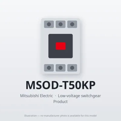 MSOD-T50KP Mitsubishi Low-voltage switchgear Magnetic Starter