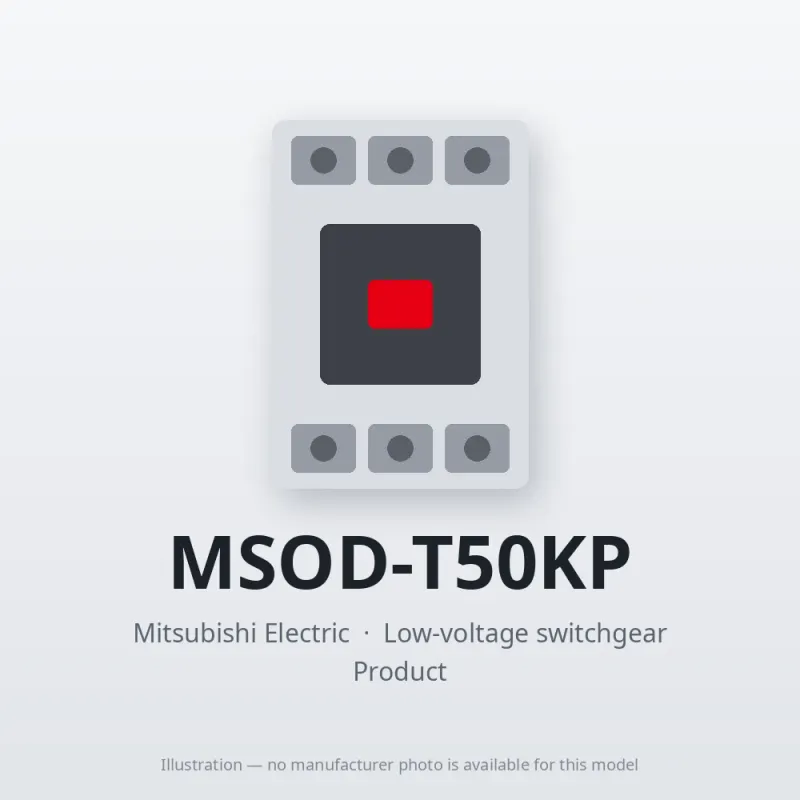 MSOD-T50KP Mitsubishi Low-voltage switchgear Magnetic Starter