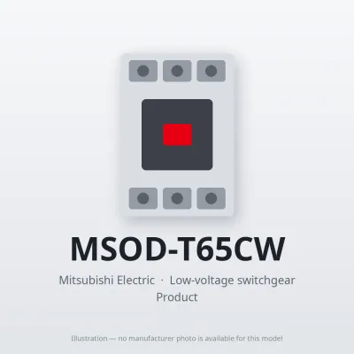 MSOD-T65CW Mitsubishi Low-voltage switchgear Magnetic Starter