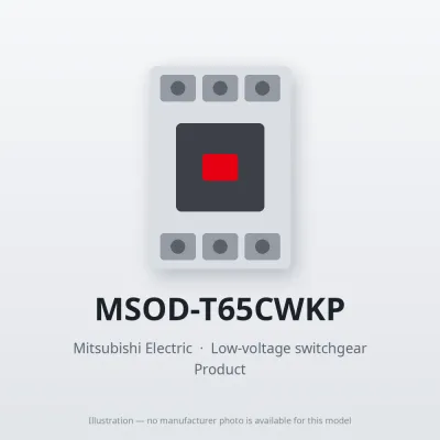 MSOD-T65CWKP Mitsubishi Low-voltage switchgear Magnetic Starter