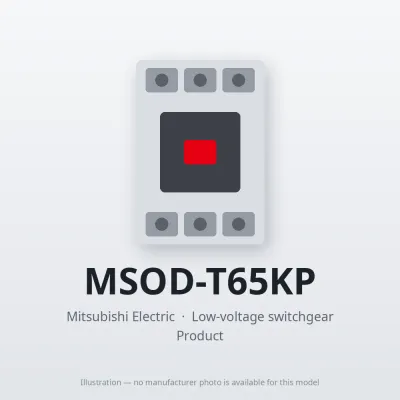 MSOD-T65KP Mitsubishi Low-voltage switchgear Magnetic Starter