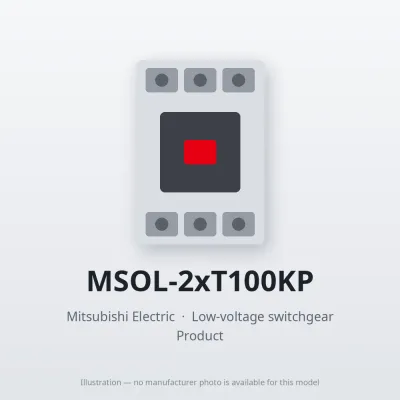 MSOL-2xT100KP Mitsubishi Low-voltage switchgear Magnetic Starter