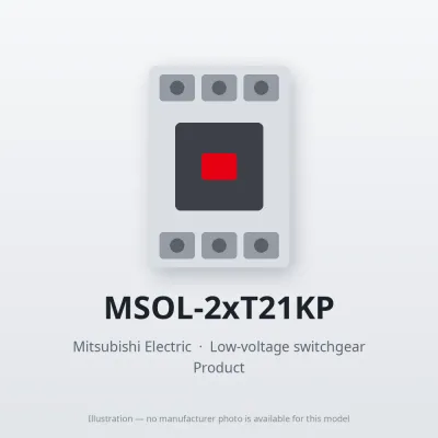 MSOL-2xT21KP Mitsubishi Low-voltage switchgear Magnetic Starter