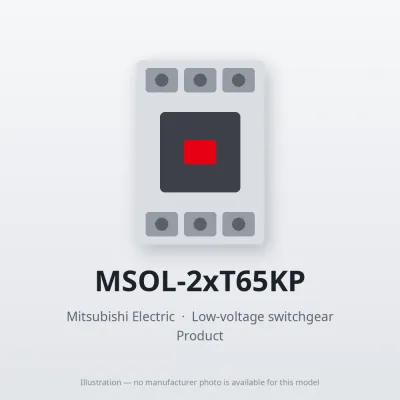 MSOL-2xT65KP Mitsubishi Low-voltage switchgear Magnetic Starter