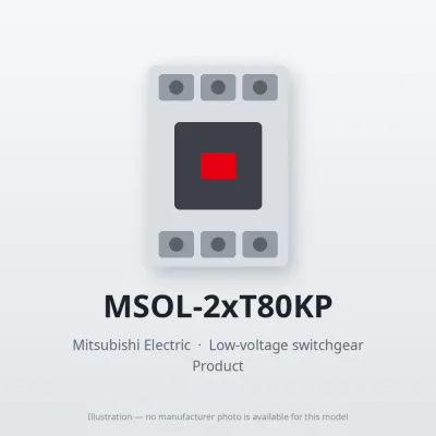 MSOL-2xT80KP Mitsubishi Low-voltage switchgear Magnetic Starter