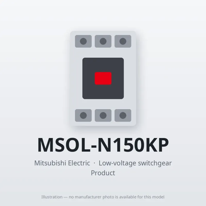 MSOL-N150KP Mitsubishi Low-voltage switchgear Magnetic Starter