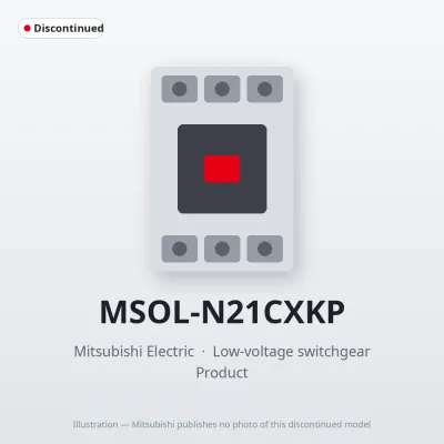 MSOL-N21CXKP Mitsubishi Low-voltage switchgear Magnetic Starter