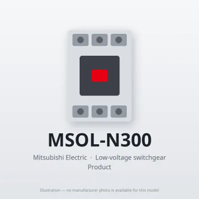 MSOL-N300 Mitsubishi Low-voltage switchgear Magnetic Starter