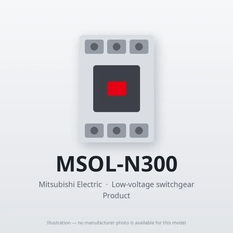 MSOL-N300 Mitsubishi Low-voltage switchgear Magnetic Starter