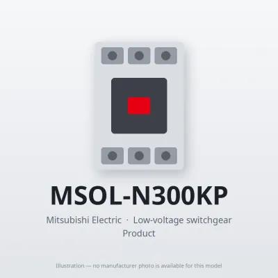 MSOL-N300KP Mitsubishi Low-voltage switchgear Magnetic Starter