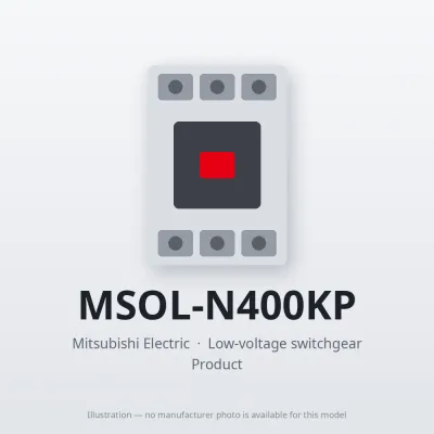 MSOL-N400KP Mitsubishi Low-voltage switchgear Magnetic Starter