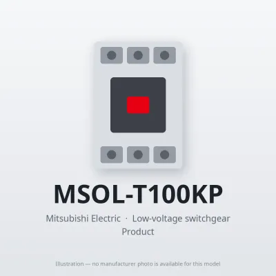 MSOL-T100KP Mitsubishi Low-voltage switchgear Magnetic Starter