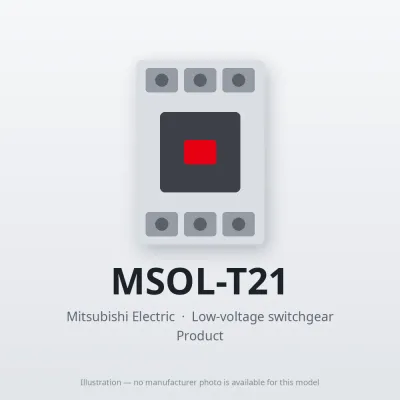 MSOL-T21 Mitsubishi Low-voltage switchgear Magnetic Starter