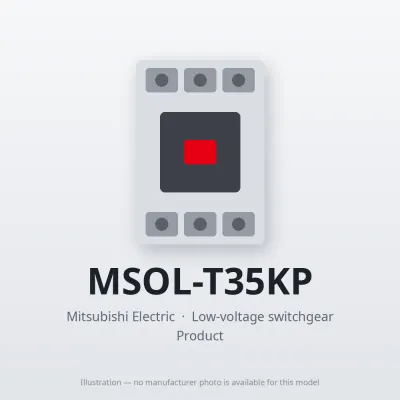 MSOL-T35KP Mitsubishi Low-voltage switchgear Magnetic Starter