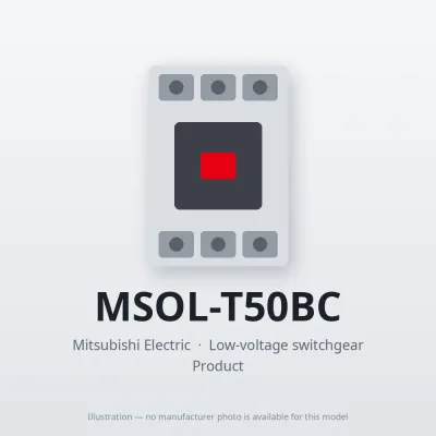 MSOL-T50BC Mitsubishi Low-voltage switchgear Magnetic Starter