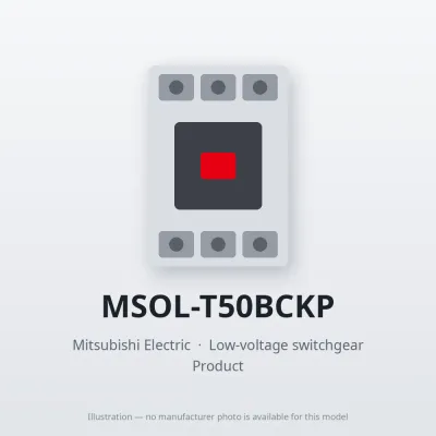 MSOL-T50BCKP Mitsubishi Low-voltage switchgear Magnetic Starter
