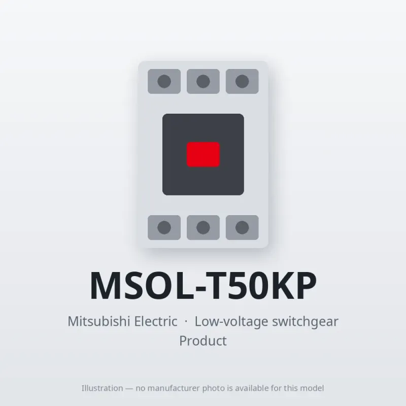 MSOL-T50KP Mitsubishi Low-voltage switchgear Magnetic Starter
