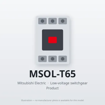MSOL-T65 Mitsubishi Low-voltage switchgear Magnetic Starter