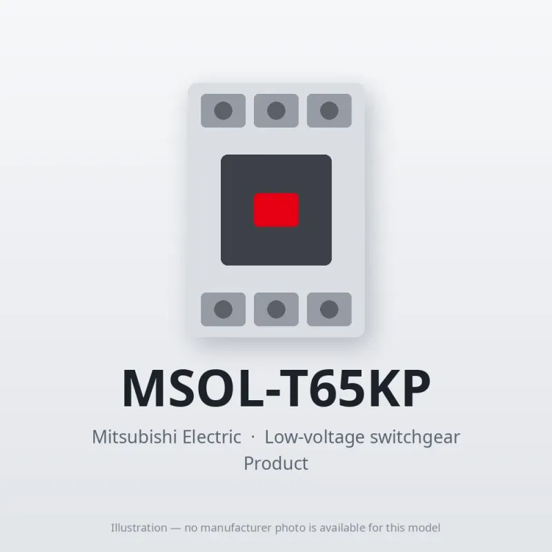 MSOL-T65KP Mitsubishi Low-voltage switchgear Magnetic Starter